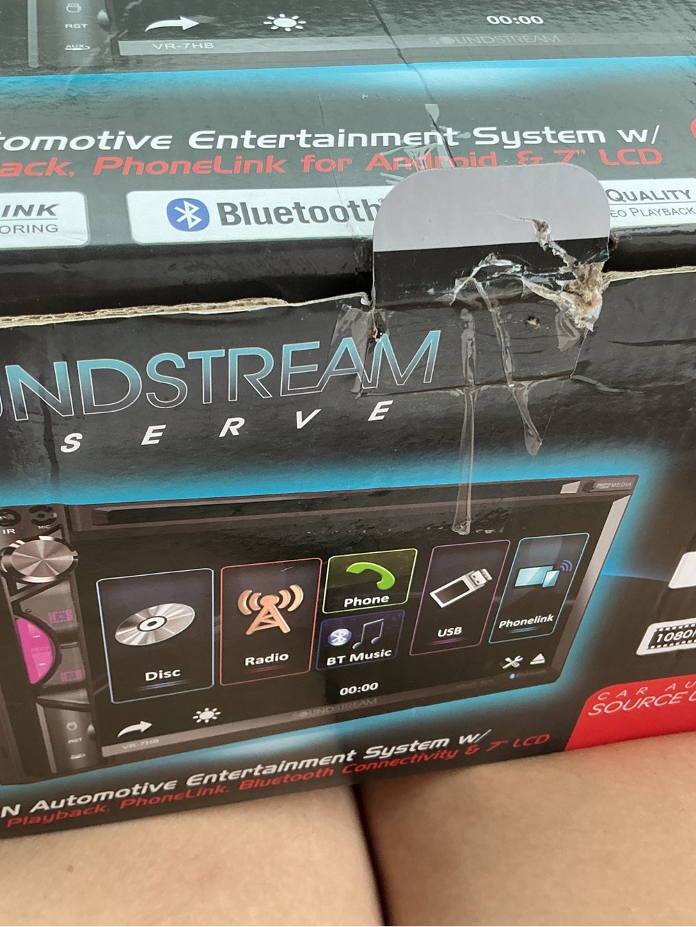 9" In-Dash Car Stereo Receiver - Black
